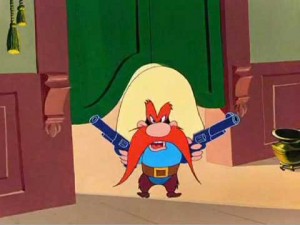 The roughest, toughest, he-man stuffest hombre’ - "Bugs Bunny Rides Again"